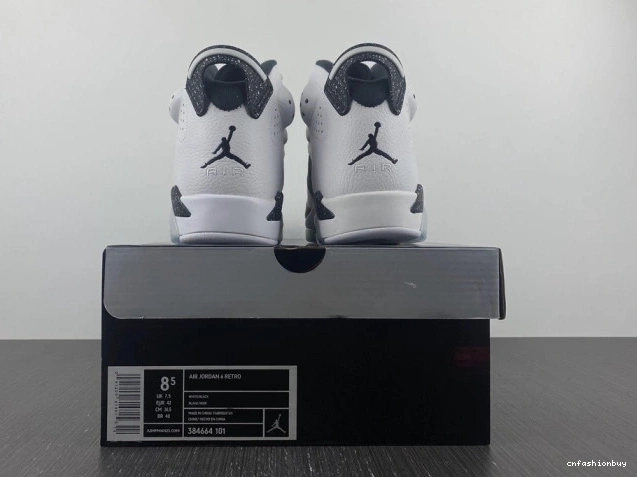 384664-101 6 Jordan Retro Oreo 1205